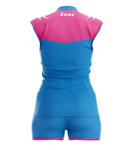 Волейбольна форма жіноча Zeus SARA Блакитний/Світло-рожевий